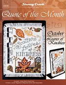 Quote of the Month - October (Leaves of Kindness) THUMBNAIL