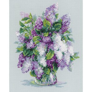 Riolis Cross Stitch Kit - Gentle Lilac MAIN