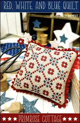 Primrose Cottage Stitches - Red, White, and Blue Quilt MAIN