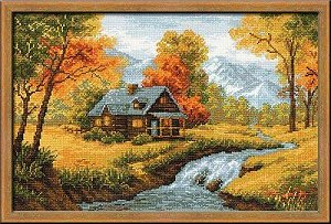 Riolis Cross Stitch Kit - Autumn View MAIN