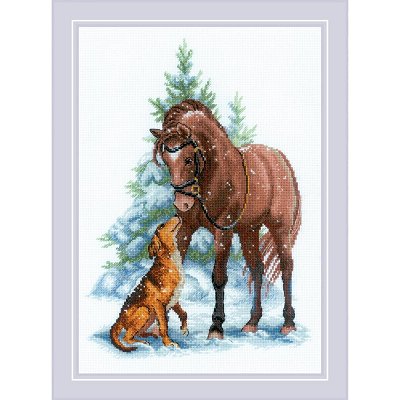 Riolis Cross Stitch Kit - Hey Buddy! MAIN