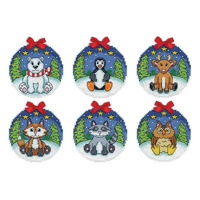 Design Works Kit - Rustic Animals Ornaments MAIN