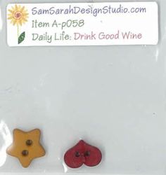 SamSarah Design Studio - Daily Life:  Drink Good Wine Embellishment Pack MAIN