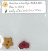 SamSarah Design Studio - Daily Life:  Drink Good Wine Embellishment Pack THUMBNAIL