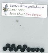 SamSarah Design Studio - Sadie Stuart Summer Bee Sampler Embellishment Pack THUMBNAIL