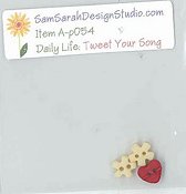 SamSarah Design Studio - Daily Life:  Tweet Your Song! Embellishment Pack THUMBNAIL