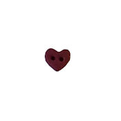 Button - Dark Red Plain Folk Heart, Extra Small THUMBNAIL