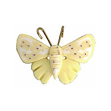 Button - Speckled Yellow Butterfly MAIN
