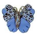 Button - Speckled Blue Butterfly MAIN