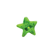 Button - Green Glitter Star, Small MAIN