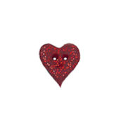 Button - Holiday Heart, Small (Pointed) MAIN