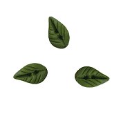 Button - Dusty Green Leaf, Extra Small, Set of 3 MAIN