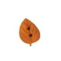 Button - Orange Leaf, Extra Small MAIN