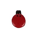 Button - Red Glitter Ornament THUMBNAIL