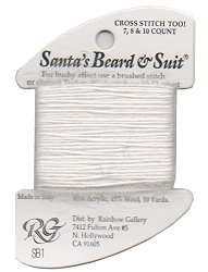 Rainbow Gallery Santa's Beard & Suit SB1 White MAIN