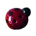 Button - Glitter Ladybug, Small MAIN