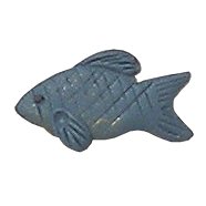 Button - Slate Blue Fish MAIN