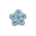 Button - Iridescent Imprint Snowflake, Medium MAIN