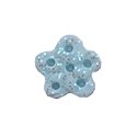 Button - Iridescent Imprint Snowflake, Small MAIN