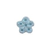 Button - Iridescent Imprint Snowflake, Small THUMBNAIL