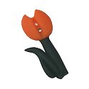 Button - Orange Tulip MAIN