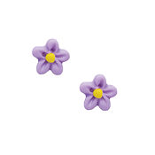 Button - Lavender Flower Head, Small - Set of 2 THUMBNAIL