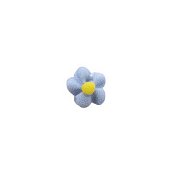 Button - Periwinkle Flower Head, Extra Small MAIN