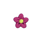 Button - Pink Flower Head, Small MAIN
