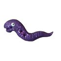 Button - Purple Glitter Worm MAIN