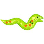 Button - Green Toxic Slug, Medium MAIN