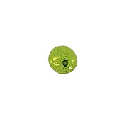 Button - Solid Green Toxic Bubble, Extra Small MAIN