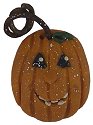 Button - Jack O Lantern with Speckled Face, Large MAIN