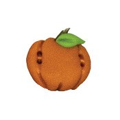 Button - Pumpkin, Medium THUMBNAIL