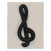 Button - Treble Clef, Extra Large THUMBNAIL