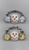 Button - Snowman with Earmuffs THUMBNAIL