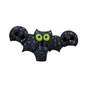 Button - Green Eye Itty Bitty Bat w/Glitter THUMBNAIL