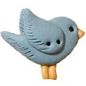 Button - Perched Bluebird MAIN