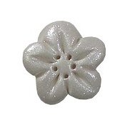 Button - Large Pearl Flower THUMBNAIL