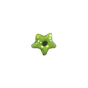 Button - Green Cosmic Star, Extra Small MAIN