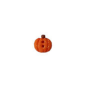 Button - Glitter Simple Pumpkin, Extra Small MAIN