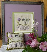 Shepherd's Bush - Sheep Freebee Pattern and Meadow Daisy Button THUMBNAIL