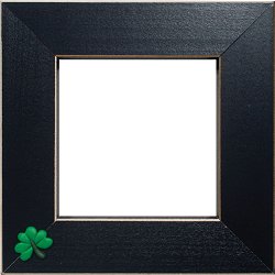 Button Frame - Shamrock 4x4 Black MAIN