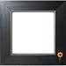 Button Frame - Small Sunflower 5x5 Black SWATCH