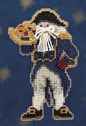 Mill Hill Bead Kit Seafaring Santas - Captain Santa MAIN
