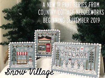 Country Cottage Needleworks - Snow Village 1 - Banner MAIN
