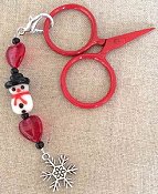 Scissor Fob - Snowman THUMBNAIL