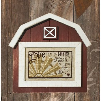 Red/Wood On the Farm Frame - 6" x 4" THUMBNAIL