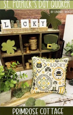 Primrose Cottage Stitches - St. Patrick's Day Quaker MAIN