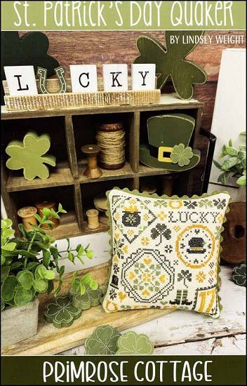 Primrose Cottage Stitches - St. Patrick's Day Quaker MAIN