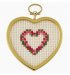 Stitch A Frame - 2.25" Heart Mini Gold SWATCH